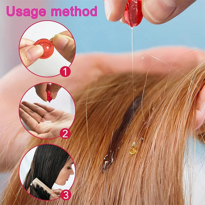 كبسولات الشعر بالفيتامينات و الزيت المغربي – الحل الفاخر لشعر صحي، ناعم، وخالٍ من التجعد